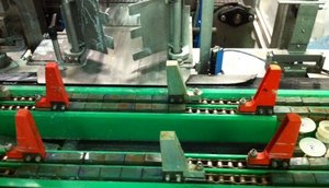 Chaînes d'entraînement pour une machine d'emballage Mariani