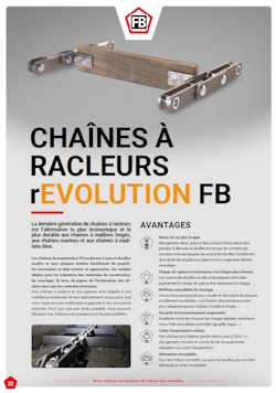 chaînes redler rEVOLUTION - avantages et dimensions