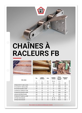 Chaînes à racleurs